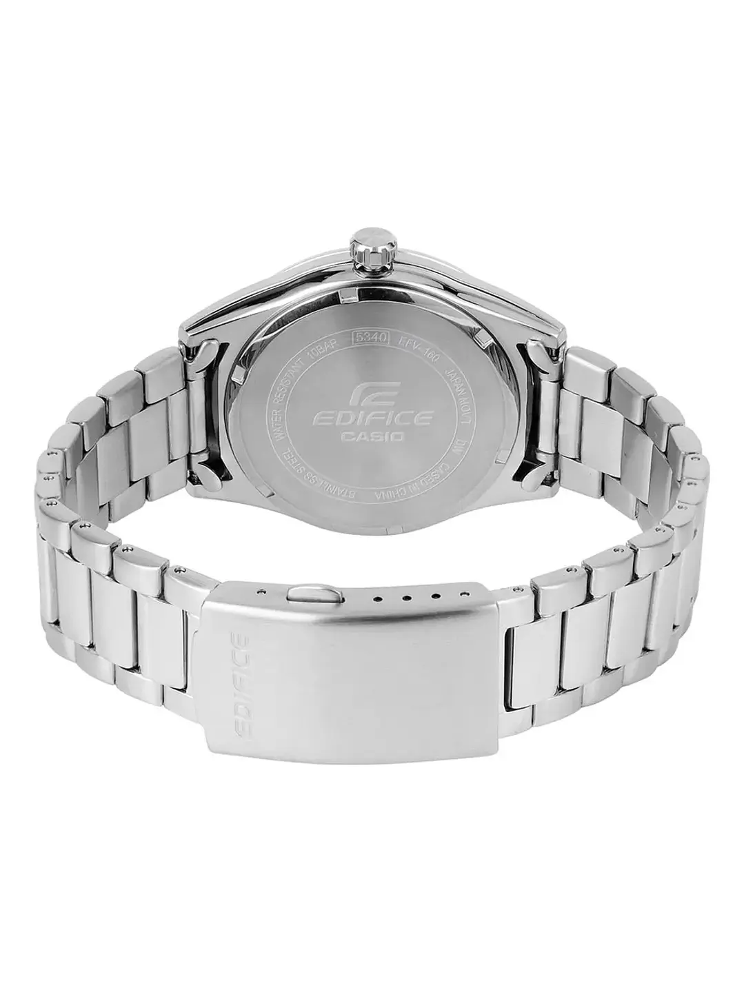 Reloj Casio Edifice De Acero Inoxidable Azul Efv-160d 100mts 6