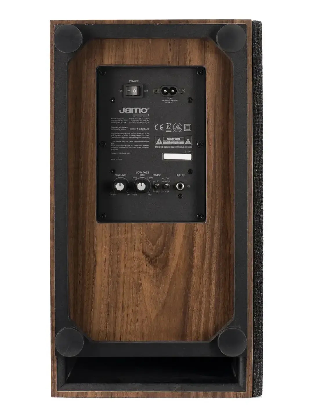 Jamo Subwoofer S810 Color Café Nogal/Walnut Chile 4
