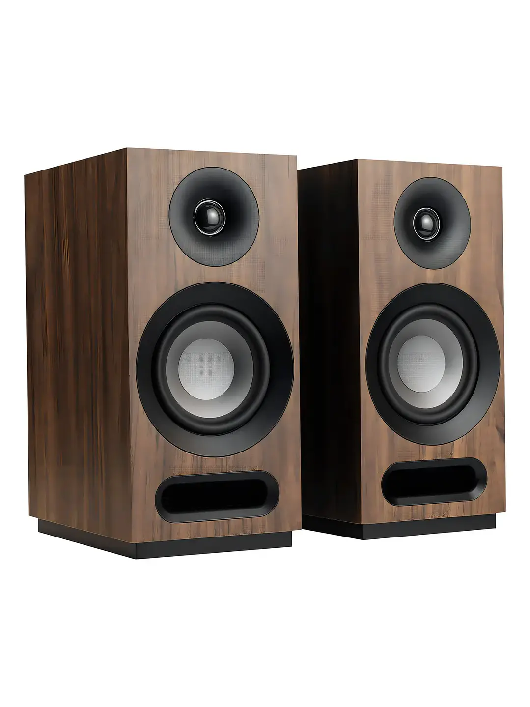 Jamo S803 Parlantes Monitor x 2 unidades Home Theater HiFi Alta Fidelidad café/walnut Chile 1