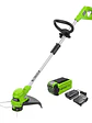 Kit Orilladora y Soplador Greenworks +1Batería 2ah+cargador+Transformador Chile - Miniatura 1