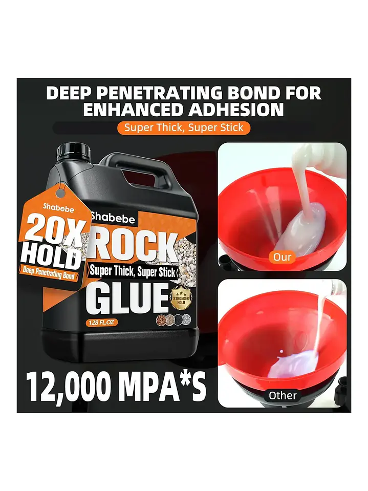 Fijador Gravilla Rock Glue Shabebe 4L Chile 4