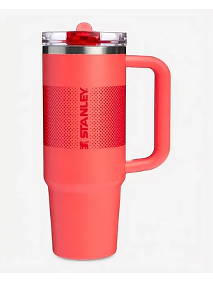 Stanley Quencher Protour 30 Oz Coral Con Asa Mantiene Frío Chile