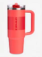 Stanley Quencher Protour 30 Oz Coral Con Asa Mantiene Frío Chile - Miniatura 1