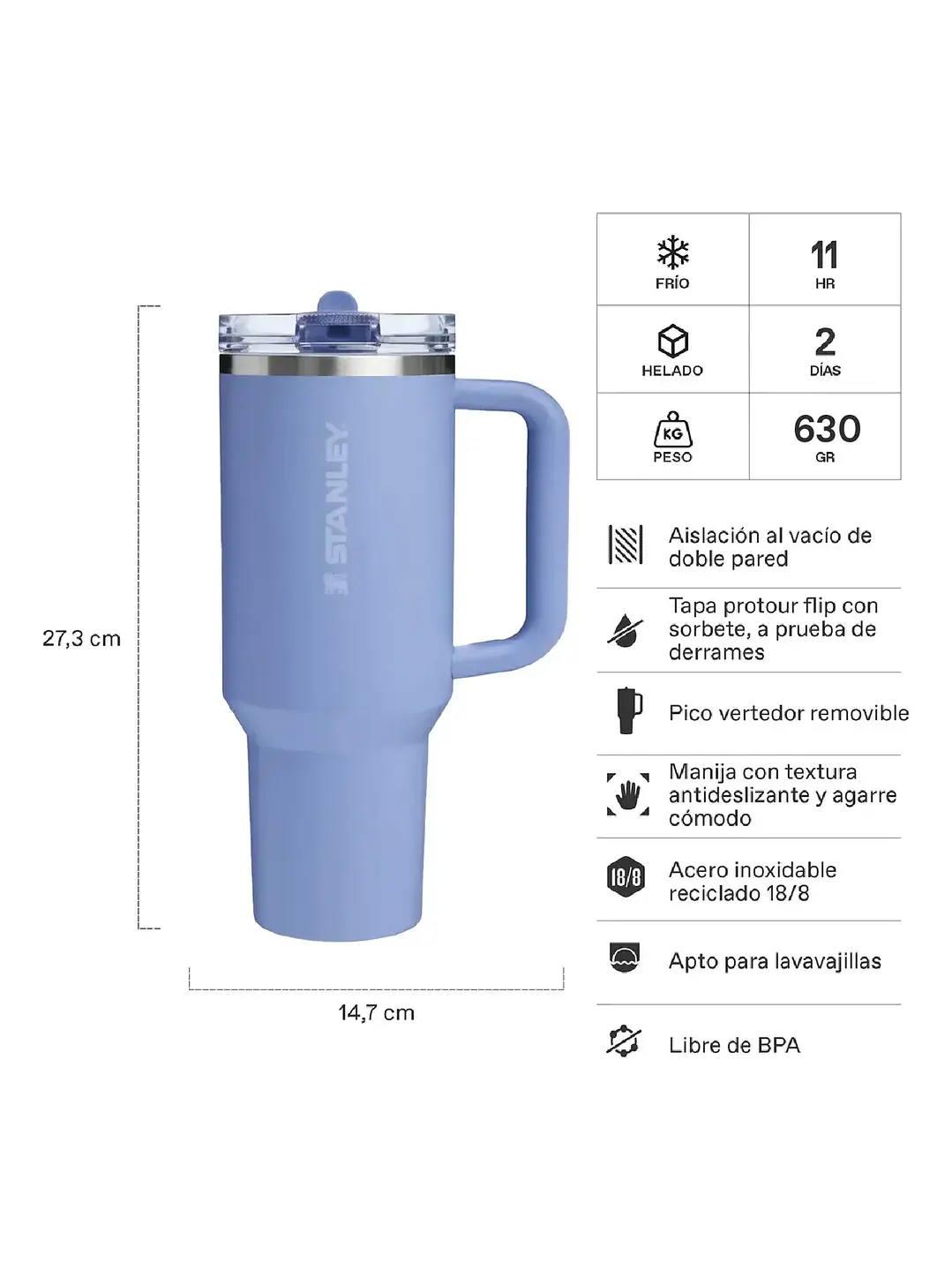 Stanley Quencher Protour Hydrangea | 1.18 L Chile 2