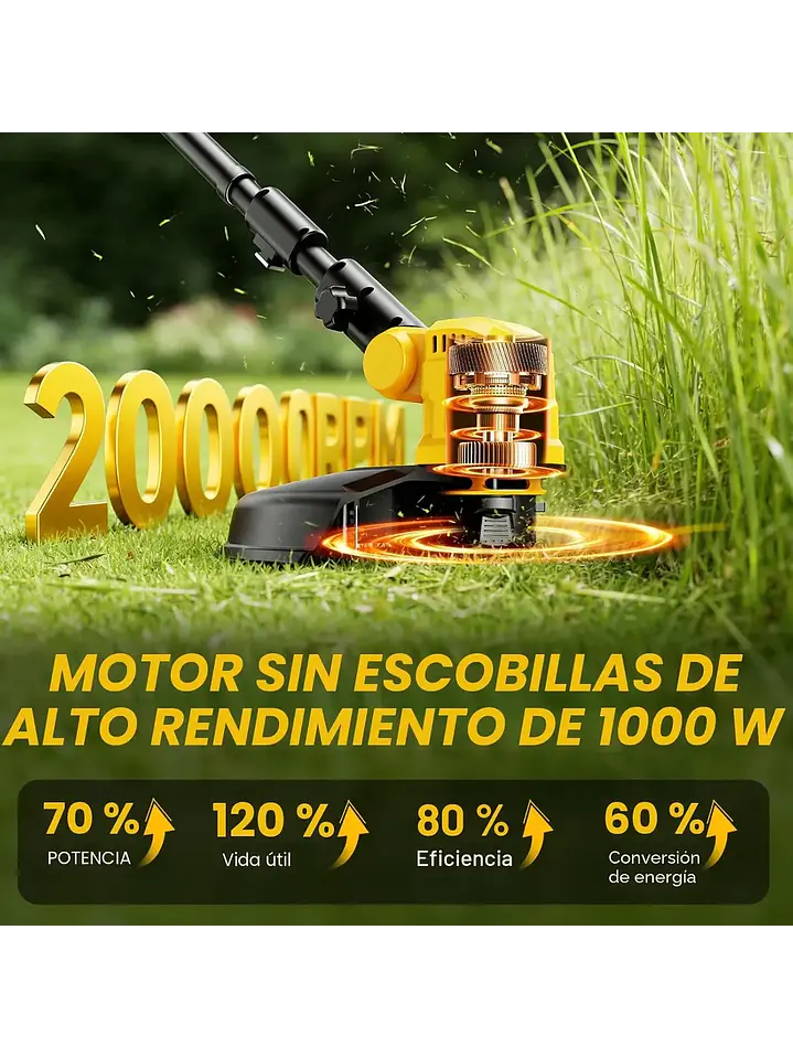Orilladora Compatible Con Baterías Dewalt 20v Chile 5