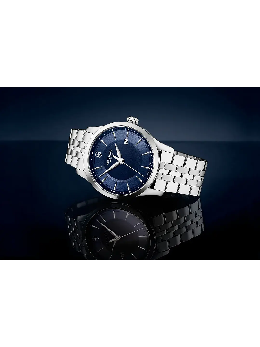 Reloj Victorinox Alliance 241802 Swiss Made 40mm Azul Chile 2