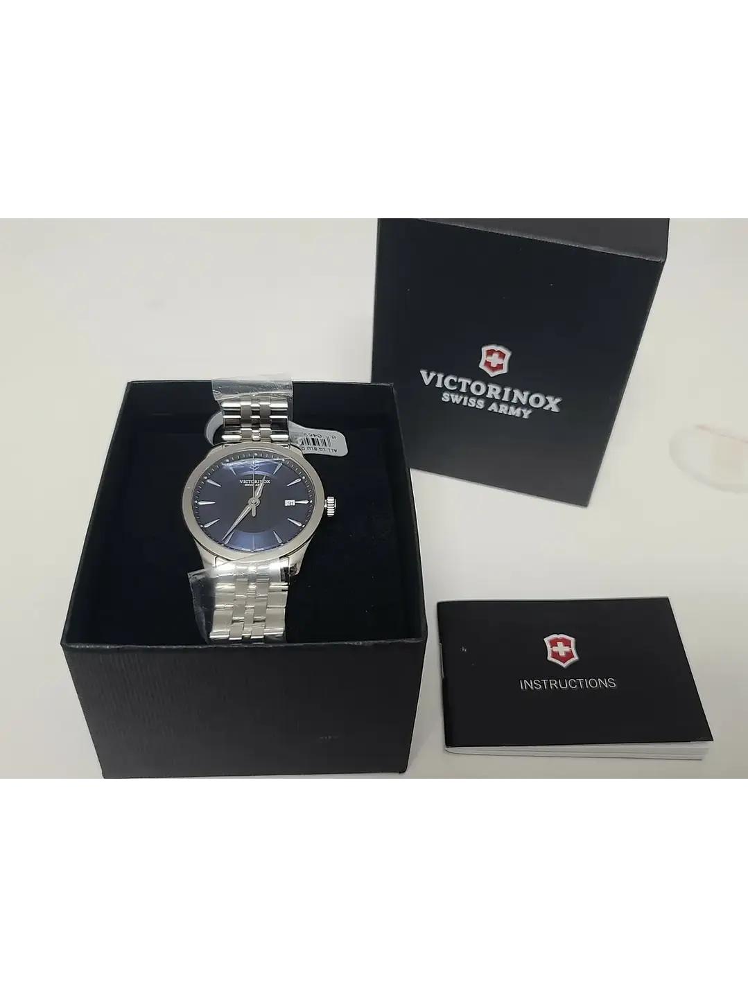 Reloj Victorinox Alliance 241802 Swiss Made 40mm Azul Chile 3