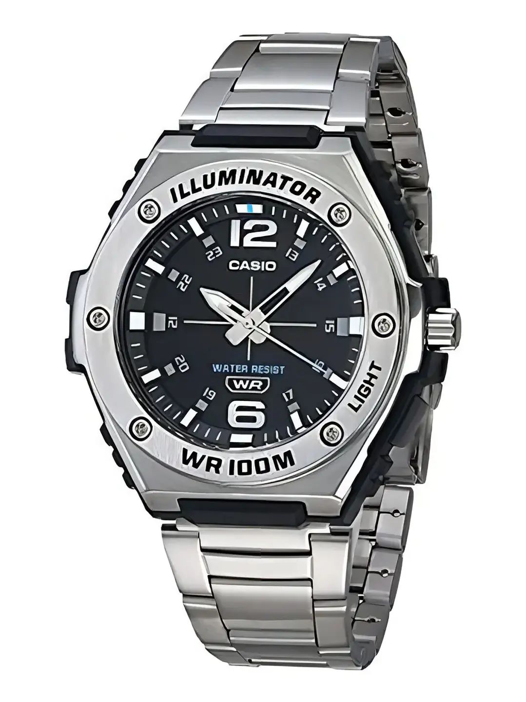 Reloj Hombre Casio MWA-100HD-1AVCF Acero Inoxidable WR 100 mts Chile 1