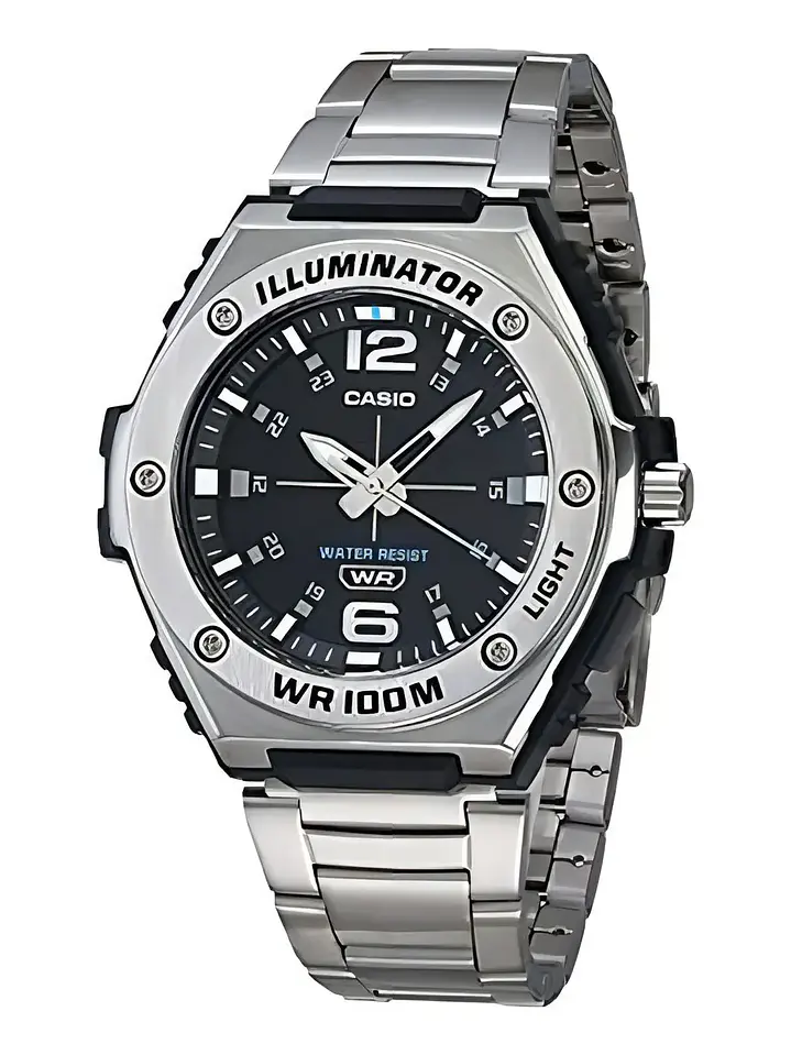 Reloj Hombre Casio MWA-100HD-1AVCF Acero Inoxidable WR 100 mts Chile 1