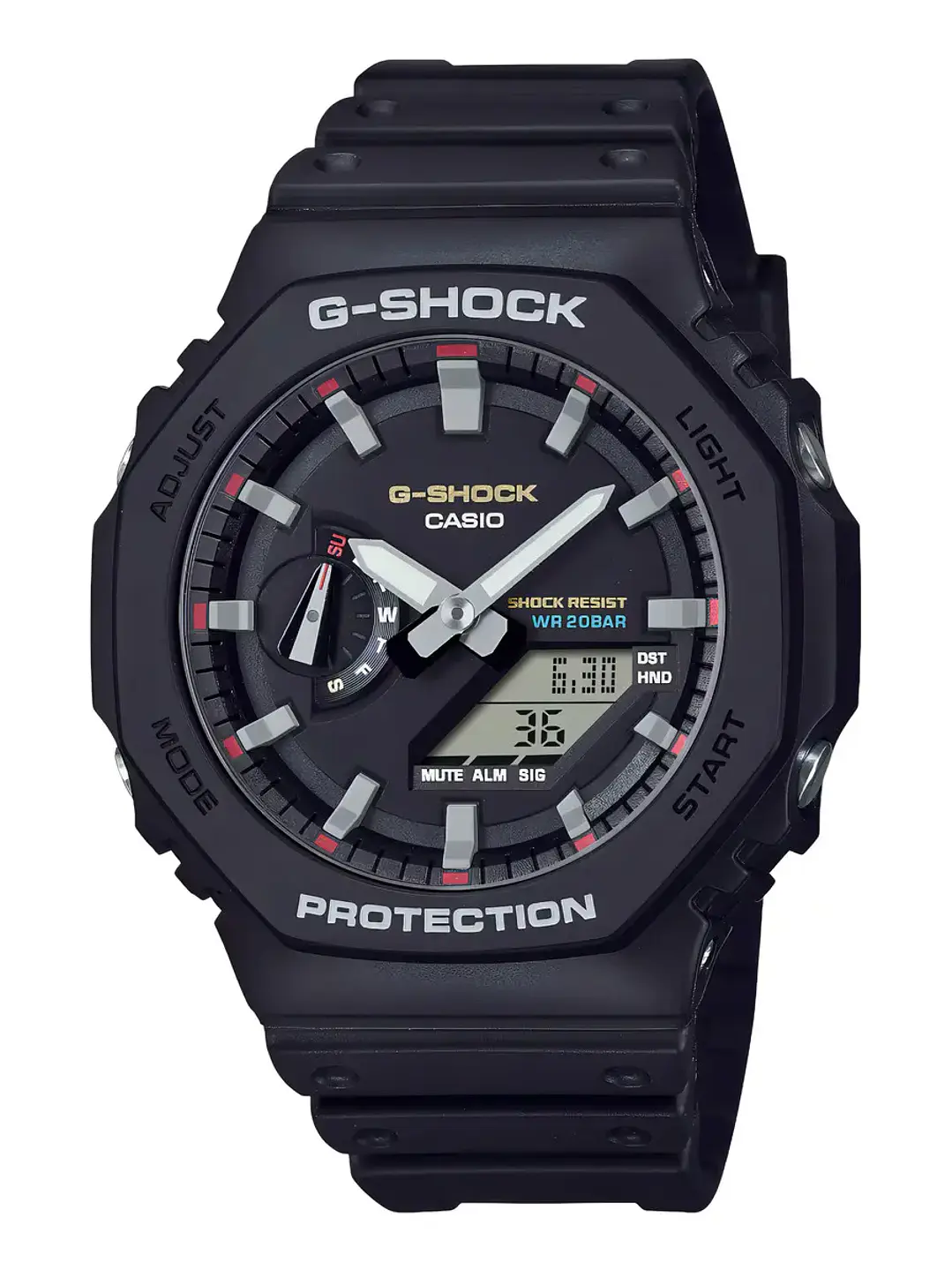 Reloj Casio G-shock Ga-2100rl-1a Para Hombre, Analógico-digital Chile 1