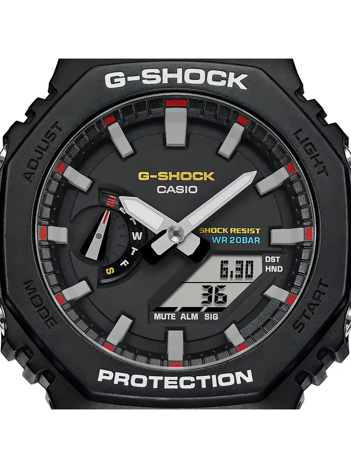 Reloj Casio G-shock Ga-2100rl-1a Para Hombre, Analógico-digital Chile 2