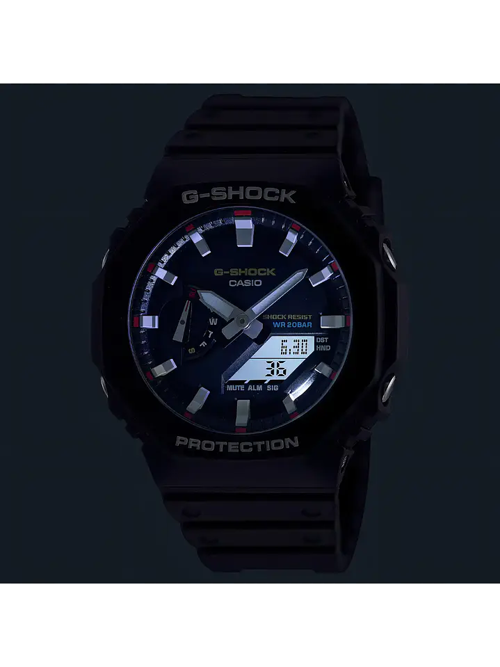 Reloj Casio G-shock Ga-2100rl-1a Para Hombre, Analógico-digital Chile 6