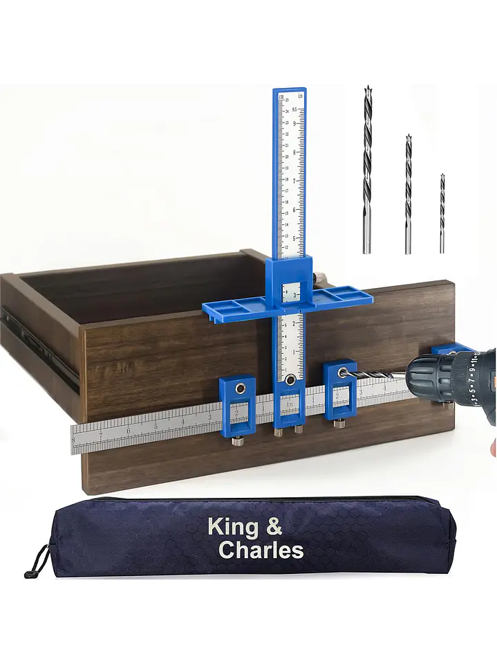 Plantilla King & Charles para Instalación de Manillas de Cajón y Gabinete Chile 1