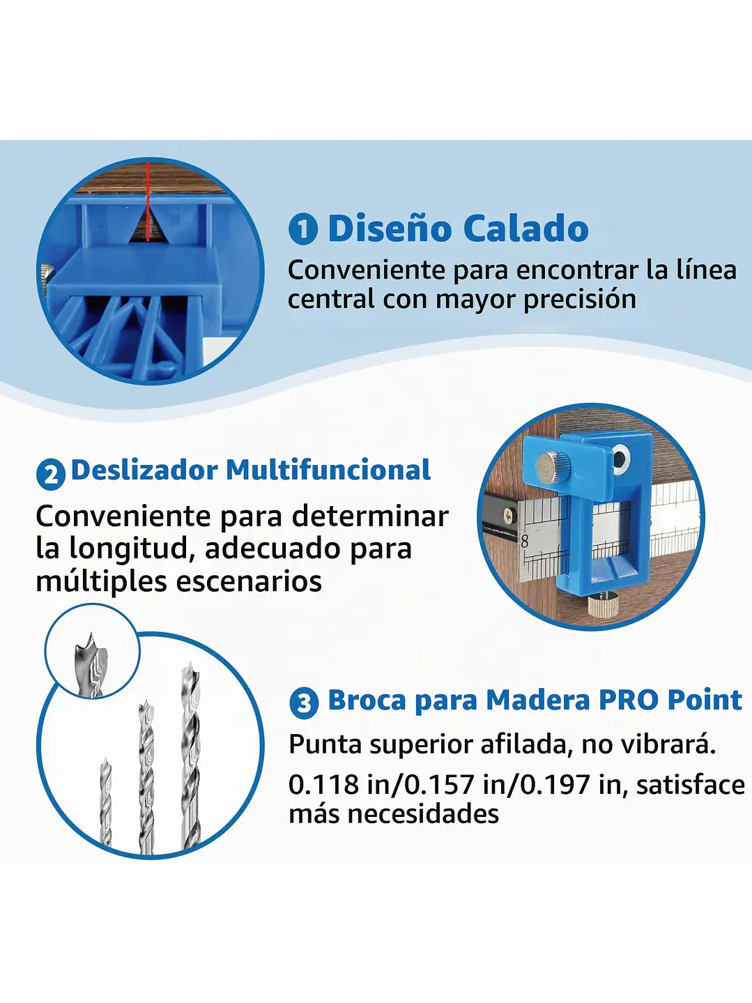 Plantilla King & Charles para Instalación de Manillas de Cajón y Gabinete Chile 2