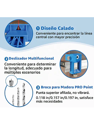 Plantilla King & Charles para Instalación de Manillas de Cajón y Gabinete Chile