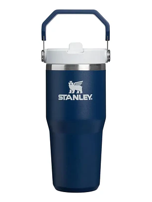 Vaso/ Botella Stanley Iceflow Flip Straw 410 Ml Dark Navy Chile