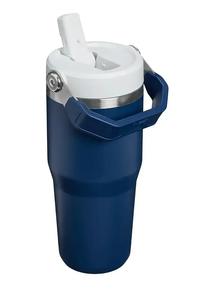 Vaso/ Botella Stanley Iceflow Flip Straw 410 Ml Dark Navy Chile 3