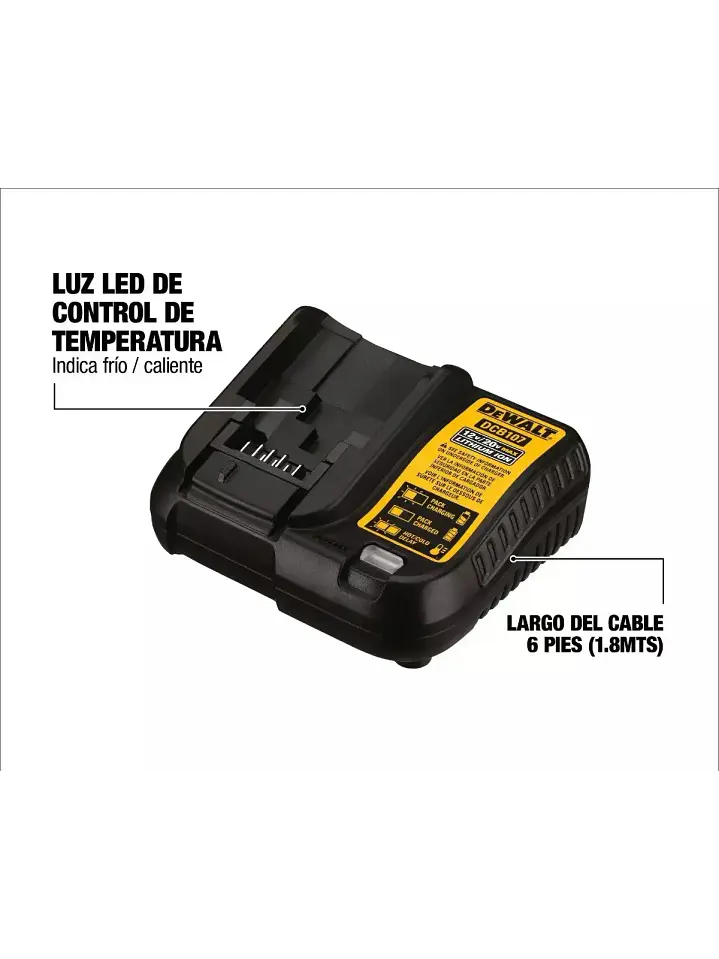Kit Orilladora Genérica con Baterías y Cargador Dewalt Chile 3