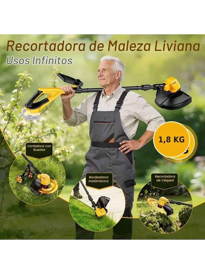 Kit Orilladora Genérica con Baterías y Cargador Dewalt Chile 5