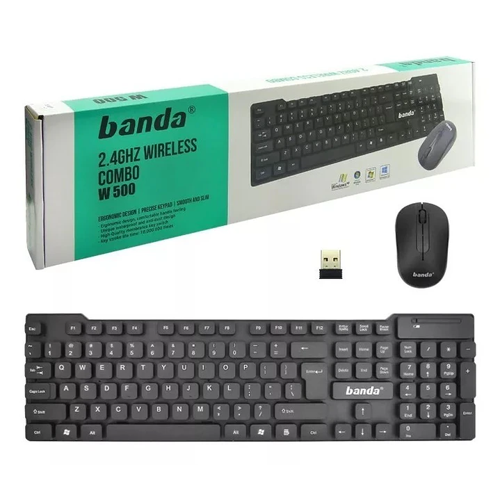 TECLADO Y MOUSE INALAMBRICO 1