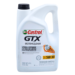ACEITE DE MOTOR 5W-30 4.73 L CASTROL GTX