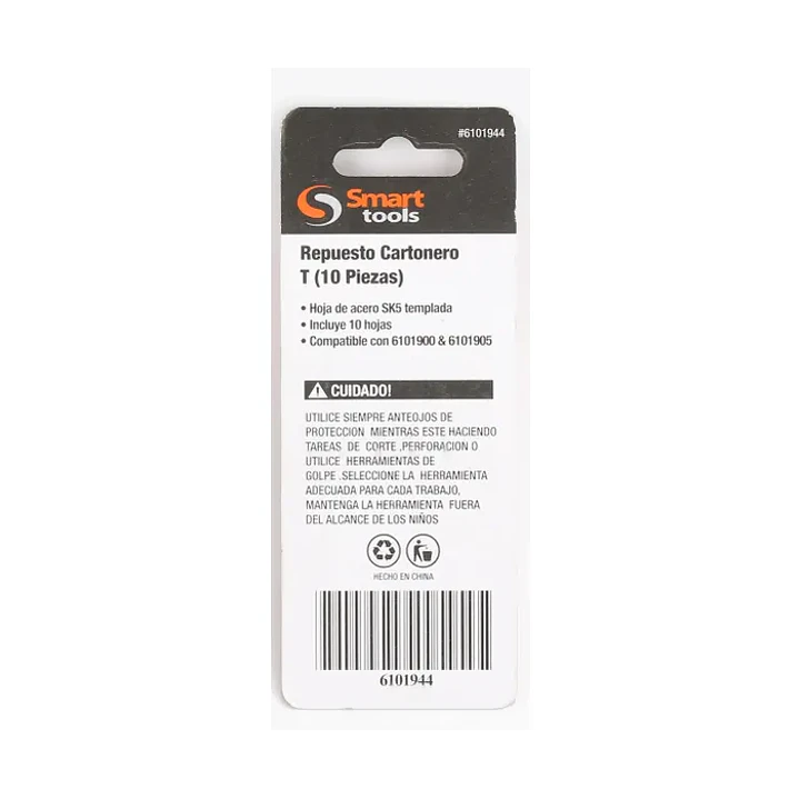 REPUESTO CARTONERO 61MM 10 PIEZAS SK5 SMART TOOLS 2
