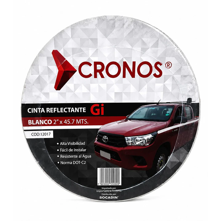 CINTA REFLECTANTE BLANCA 2 X 45.7M 1