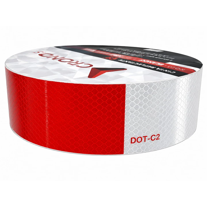 CINTA REFLECTANTE BICOLOR 2 X 45.7 MTS CRONOS 2
