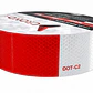 CINTA REFLECTANTE BICOLOR 2 X 45.7 MTS CRONOS - Miniatura 2