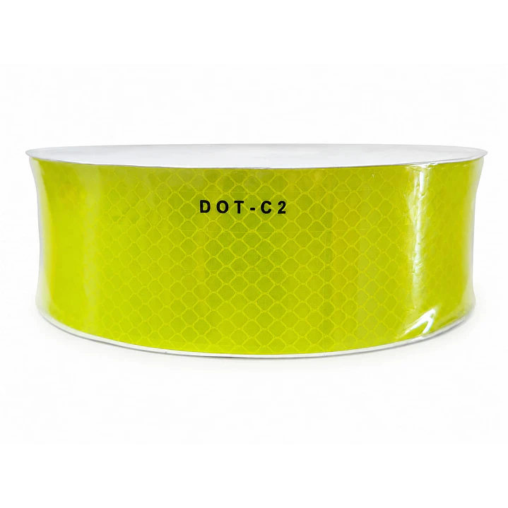 CINTA REFLECTANTE VERDE LIMON DOT-C2 GENERICA 3