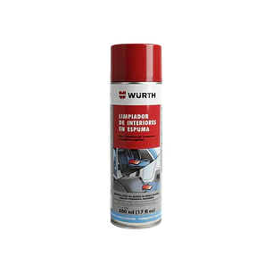 LIMPIADOR DE INTERIORES EN ESPUMA 500 ML WURTH