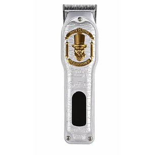MAQUINA DE BARBERIA INALAMBRICA DISEÑO BARBERSHOP/BLANCO