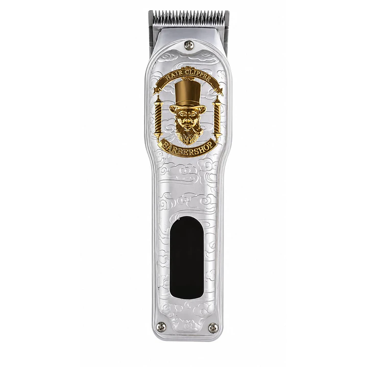 MAQUINA DE BARBERIA INALAMBRICA DISEÑO BARBERSHOP/BLANCO 1