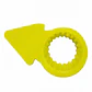 INDICADOR TUERCA FLOJA TIPO GOTA 19MM AMARILLO  - Miniatura 1
