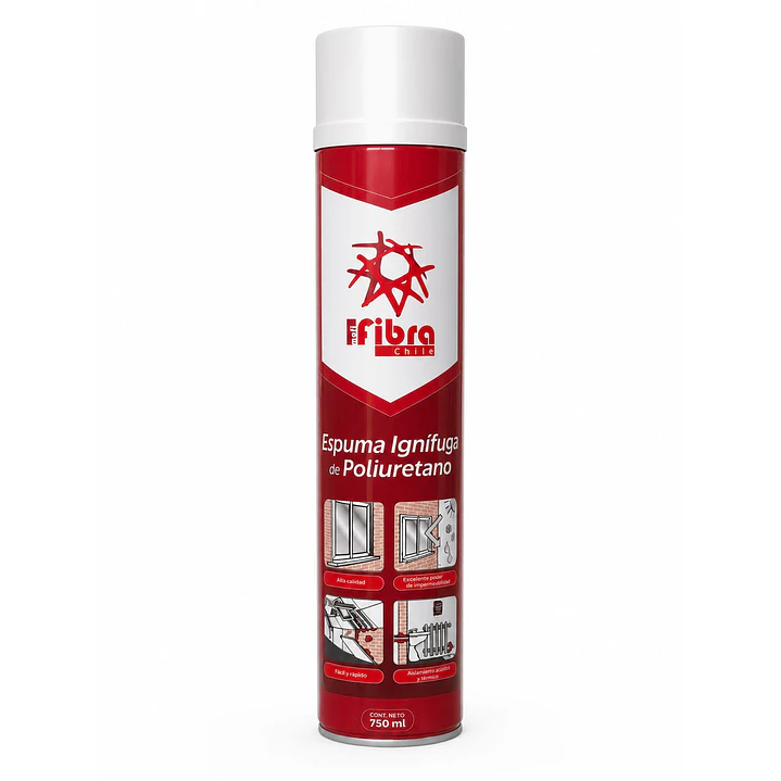 ESPUMA D/POLIURETANO FIBRA IGNIFUGA 750 ML  1