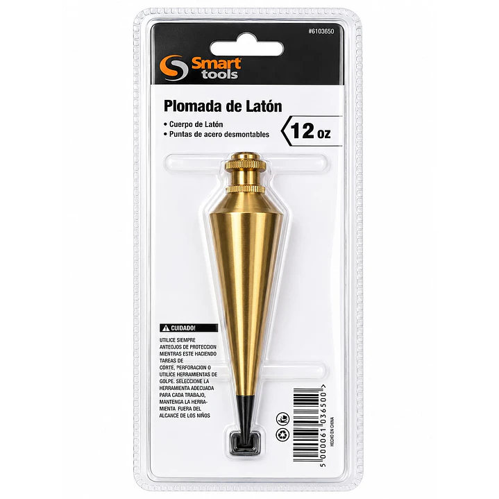PLOMADA DE LATON 12 OZ 2