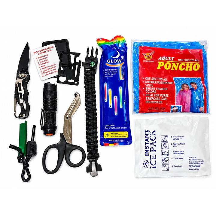 KIT DE EMERGENCIA PRIMEROS AUXILIOS  8