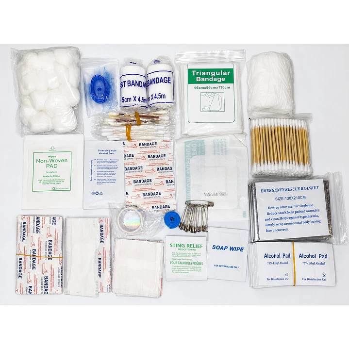 KIT DE EMERGENCIA PRIMEROS AUXILIOS  9