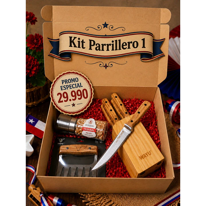 Kit Parrillero 1: El Set Definitivo para la Parrilla 1