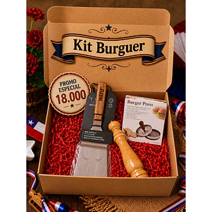 Kit Burguer: El Set para preparar Hamburguesas
