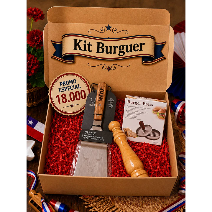 Kit Burguer: El Set para preparar Hamburguesas 1