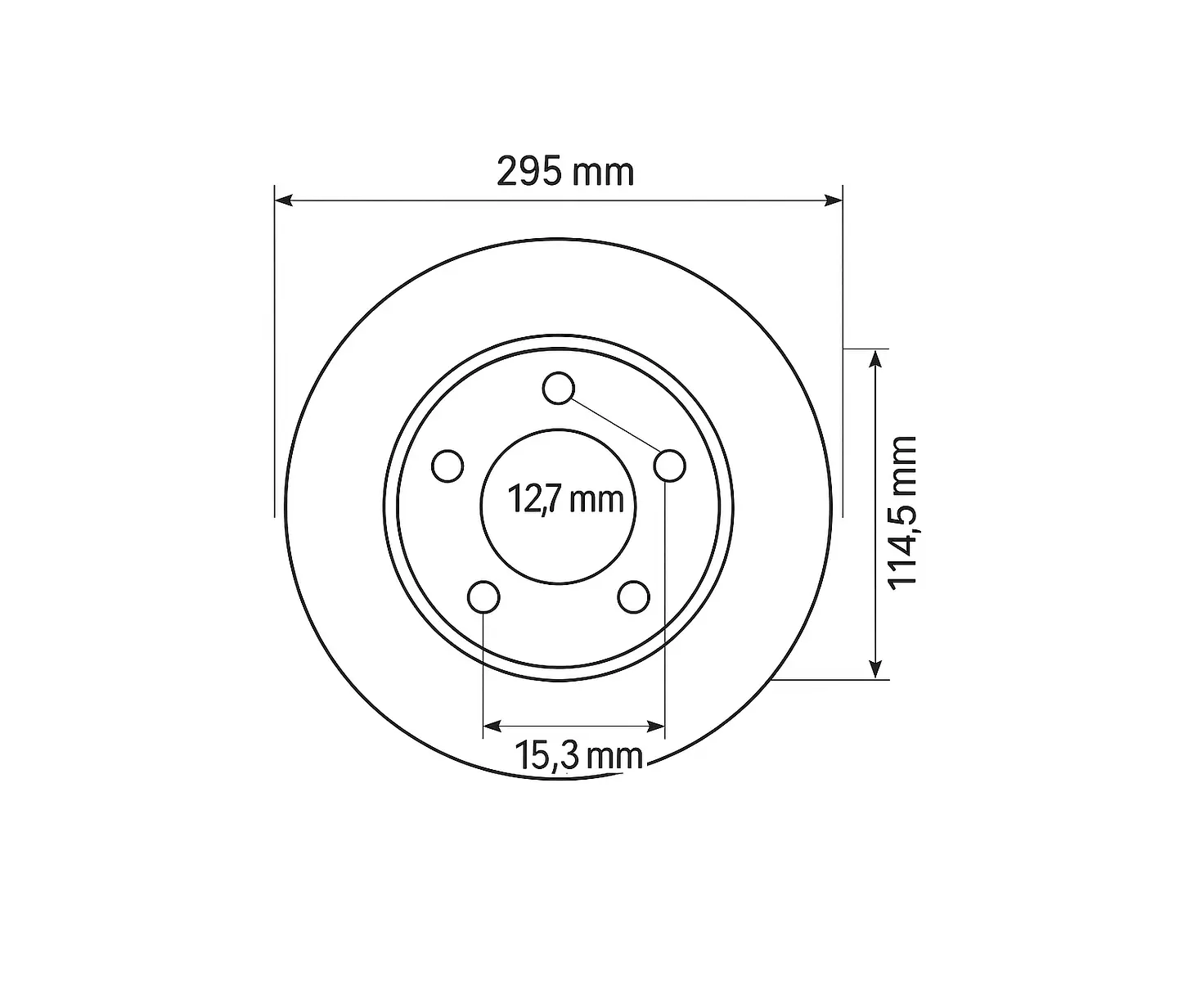 Disco de Freno Delantero Chevrolet C1500 1988 al 1998 4