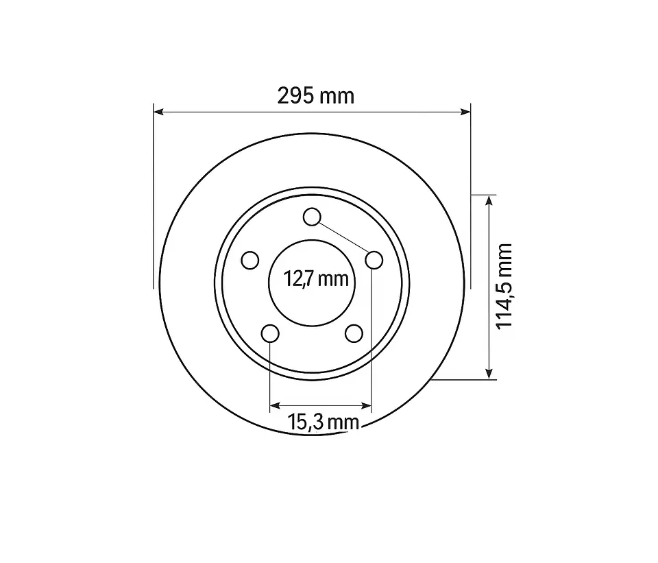 Disco de Freno Delantero Chevrolet C1500 1988 al 1998 4