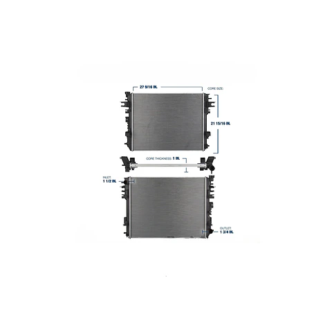 Radiador Motor Ram 1500 3.6 2013 al 2019