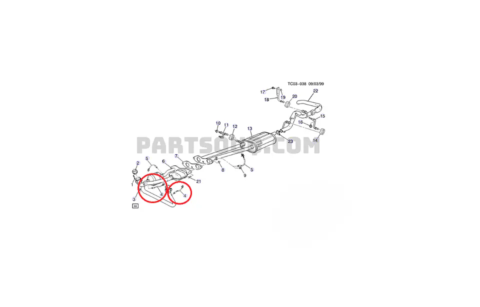 Sensor Oxigeno Banco 1 o Corriente Arriba Chevrolet C1500 1996 al 1999 4