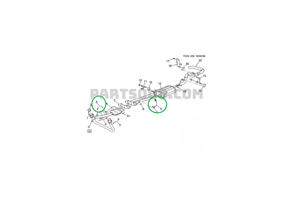 Sensor Oxigeno Banco 2 o Corriente Abajo Chevrolet C1500 1996 al 1999 4