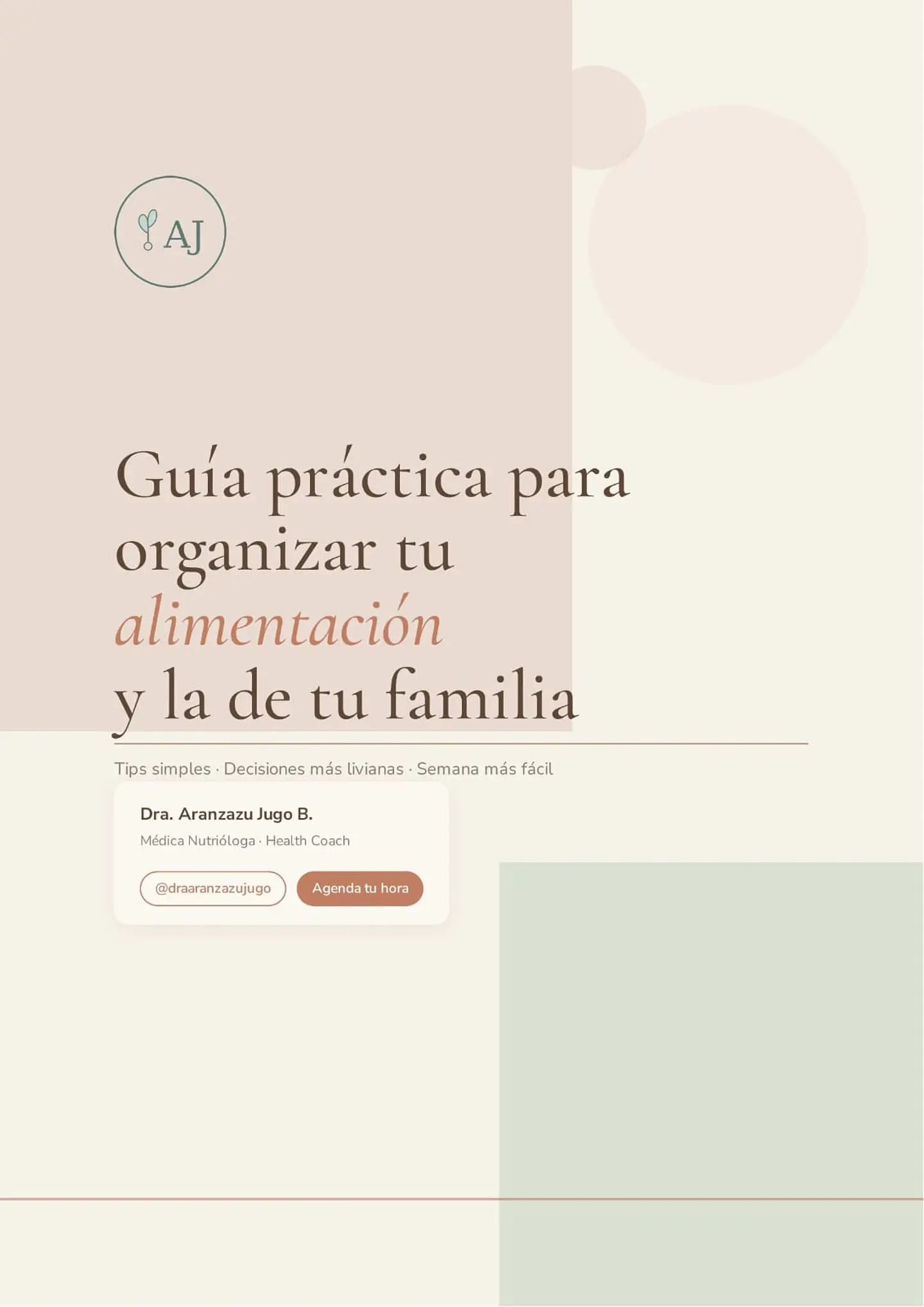 Guía práctica de organización y alimentación  1