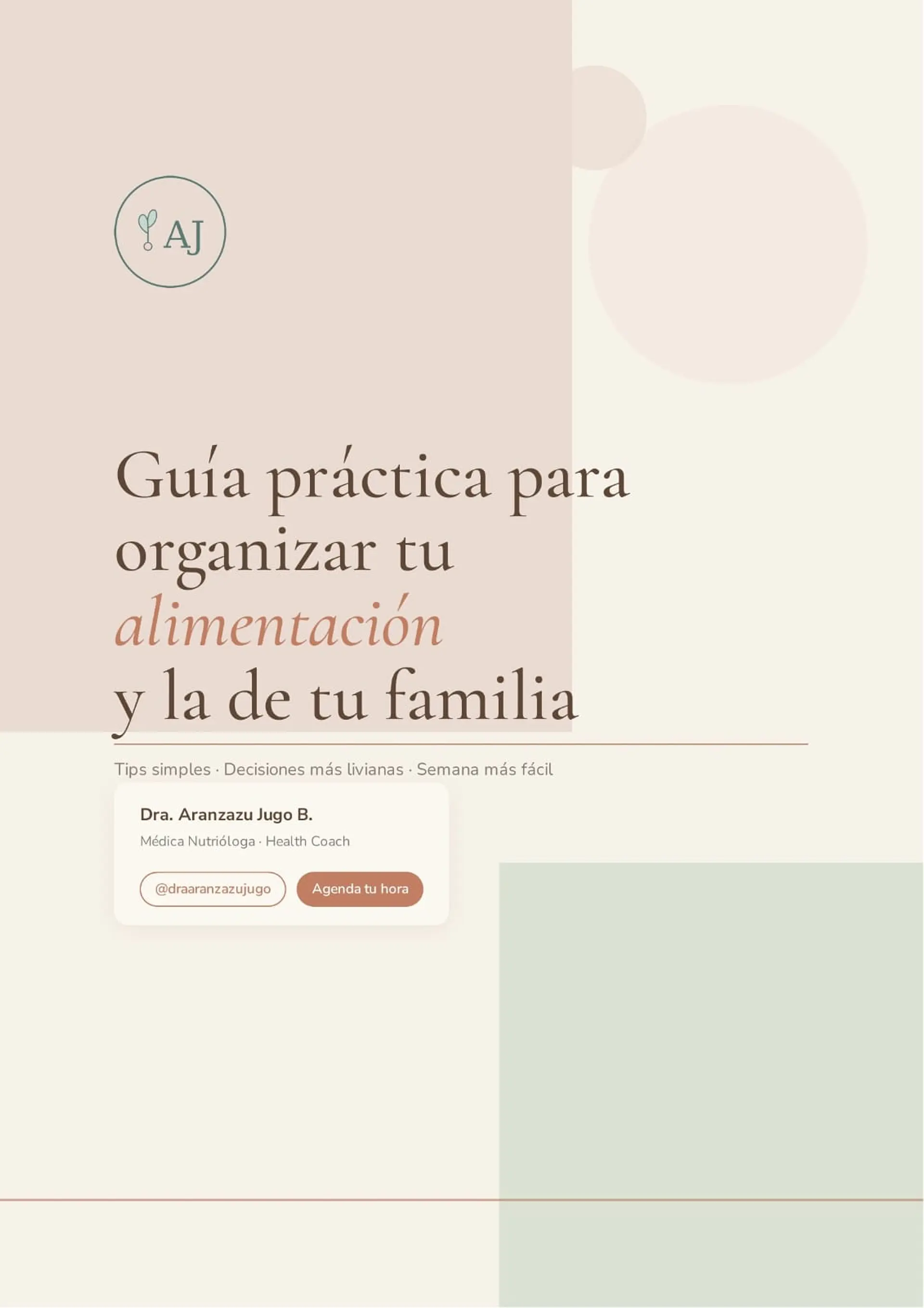 Guía práctica de organización y alimentación  1