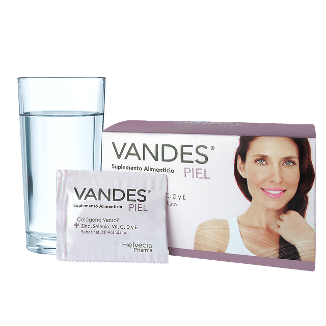 VANDES PIEL ( péptidos bioactivos de colágeno y vitaminas) tratamiento para 1 mes