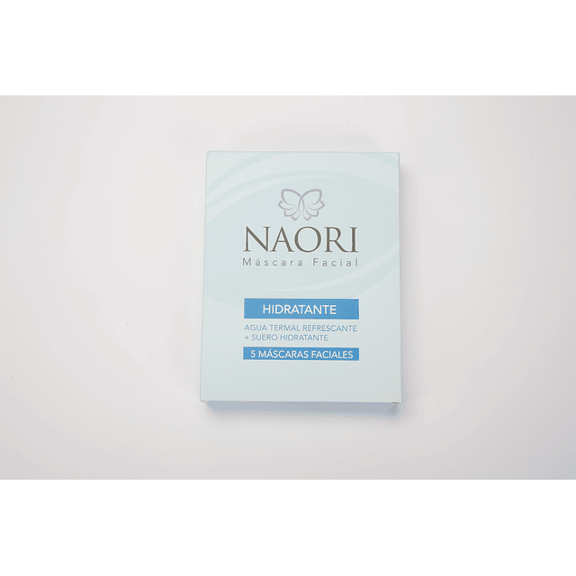 Caja con 5 mascarillas faciales hidratantes (Naori)